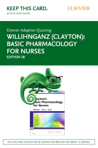 cover image - Elsevier Adaptive Quizzing for Basic Pharmacology for Nurses (Access Card),18th Edition