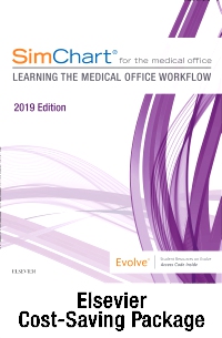 cover image - SimChart for the Medical Office: Learning the Medical Office Workflow - Elsevier eBook on VitalSource & SimChart for the Medical Office (Access Cards) - 2019 Edition
