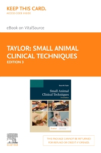 cover image - Small Animal Clinical Techniques - Elsevier eBook on VitalSource (Retail Access Card),3rd Edition