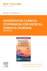 cover image - Clinical Companion for Medical-Surgical Nursing - Elsevier eBook on VitalSource (Retail Access Card),10th Edition