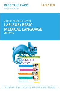 cover image - Elsevier Adaptive Learning for Basic Medical Language (Access Card),6th Edition