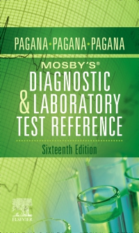 cover image - Mosby's® Diagnostic and Laboratory Test Reference - Elsevier eBook on VitalSource,16th Edition