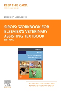 cover image - Workbook for Elsevier's Veterinary Assisting Textbook - Elsevier eBook on VitalSource (Retail Access Card),3rd Edition