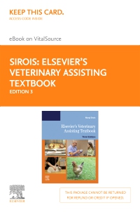cover image - Elsevier's Veterinary Assisting Textbook - Elsevier eBook on VitalSource (Retail Access Card),3rd Edition