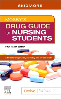 cover image - Mosby's Drug Guide for Nursing Students - Elsevier eBook on VitalSource (Retail Access Card),14th Edition