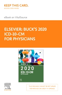cover image - Buck's 2020 ICD-10-CM Physician Edition Elsevier eBook on VitalSource (Retail Access Card)