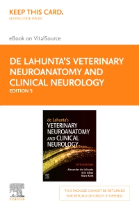 cover image - de Lahunta’s Veterinary Neuroanatomy and Clinical Neurology - Elsevier eBook on VitalSource (Retail Access Card),5th Edition