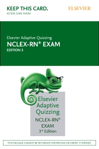 cover image - Elsevier Adaptive Quizzing for the NCLEX-RN Exam (36-Month) (Access Card),3rd Edition