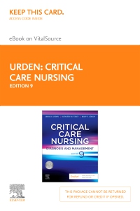 cover image - Critical Care Nursing - Pageburst eBook on VitalSource (Retail Access Card),9th Edition