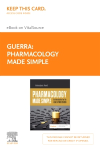 cover image - Pharmacology Made Simple - Elsevier E-Book on VitalSource (Retail Access Card),1st Edition