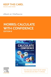 cover image - Calculate with Confidence Elsevier eBook on VitalSource (Retail Access Card),8th Edition