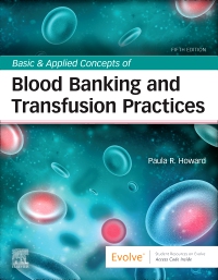 cover image - Evolve Resources for Basic & Applied Concepts of Blood Banking and Transfusion Practices,5th Edition