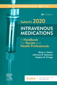cover image - Evolve Resources for Gahart's 2020 Intravenous Medications,36th Edition