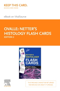 cover image - Netter's Histology Flash Cards,Elsevier E-Book on VitalSource (Retail Access Card),2nd Edition