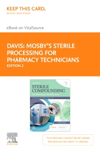 cover image - Mosby's Sterile Compounding for Pharmacy Technicians - Elsevier eBook on VitalSource (Retail Access Card),2nd Edition
