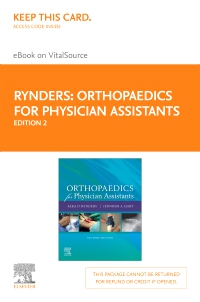 cover image - Orthopaedics for Physician Assistants Elsevier eBook on VitalSource (Retail Access Card),2nd Edition