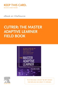 cover image - The Master Adaptive Learner Field Book Elsevier E-Book on VitalSource (Retail Access Card),1st Edition
