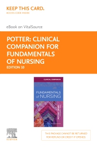 cover image - Clinical Companion for Fundamentals of Nursing - Elsevier eBook on VitalSource (Retail Access Card),10th Edition