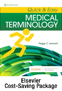 cover image - Quick & Easy Medical Terminology - Text and Elsevier Adaptive Learning Package,9th Edition