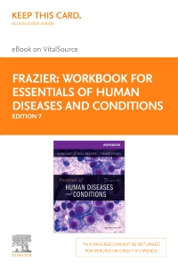 cover image - Workbook for Essentials of Human Diseases and Conditions - Elsevier eBook on VitalSource (Retail Access Card),7th Edition