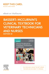 cover image - McCurnin's Clinical Textbook for Veterinary Technicians and Nurses Elsevier eBook on VitalSource (Retail Access Card),10th Edition