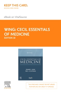 cover image - Cecil Essentials of Medicine Elsevier eBook on VitalSource (Retail Access Card),10th Edition