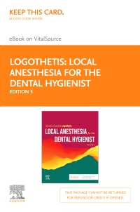 cover image - Local Anesthesia for the Dental Hygienist - Elsevier eBook on VitalSource (Retail Access Card),3rd Edition