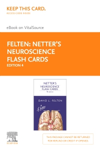 cover image - Netter's Neuroscience Flash Cards Elsevier eBook on VitalSource (Retail Access Card),4th Edition