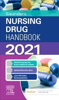 cover image - Saunders Nursing Drug Handbook 2021 Elsevier eBook on VitalSource,1st Edition