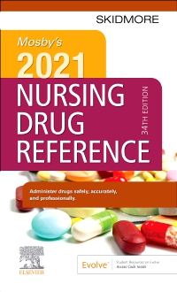 cover image - Mosby's 2021 Nursing Drug Reference Elsevier eBook on VitalSource (Retail Access Card),34th Edition