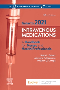 cover image - Gahart's 2021 Intravenous Medications Elsevier eBook on VitalSource,37th Edition