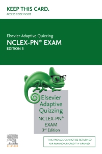 cover image - Elsevier Adaptive Quizzing for the NCLEX-PN Exam (Access Card),3rd Edition
