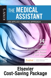 cover image - Kinn's The Medical Assistant - Text + Study Guide + Virtual Medical Office for Medical Assisting package,14th Edition