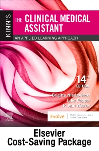 cover image - Kinn's The Clinical Medical Assistant - Text and Study Guide & Procedure Checklist Manual Package,14th Edition