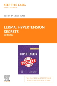 cover image - Hypertension Secrets ,Elsevier E-Book on VitalSource (Retail Access Card),2nd Edition