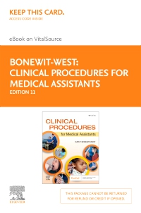 cover image - Clinical Procedures for Medical Assistants - Elsevier eBook on VitalSource (Retail Access Card),11th Edition
