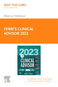 cover image - Ferri's Clinical Advisor 2023, Elsevier E-Book on VitalSource (Retail Access Card),1st Edition