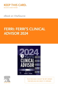 cover image - Ferri's Clinical Advisor 2024,Elsevier E-Book on VitalSource (Retail Access Card),1st Edition