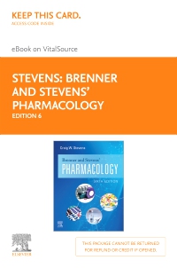 cover image - Brenner and Stevens’ Pharmacology Elsevier eBook on VitalSource (Retail Access Card),6th Edition