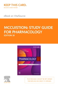 cover image - Study Guide for Pharmacology Elsevier eBook on VitalSource (Retail Access Card),10th Edition
