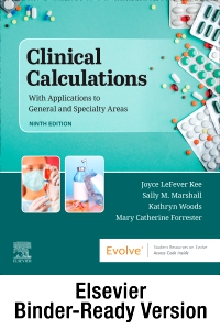 cover image - Clinical Calculations - Binder Ready,9th Edition