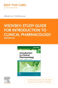 cover image - Study Guide for Introduction to Clinical Pharmacology Elsevier eBook on VitalSource (Retail Access Card),10th Edition