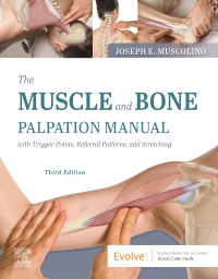 cover image - The Muscle and Bone Palpation Manual with Trigger Points, Referral Patterns and Stretching Elsevier eBook on VitalSource,3rd Edition
