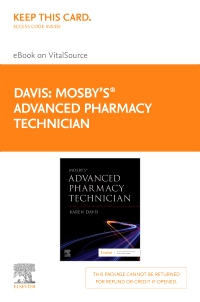 cover image - Mosby's Advanced Pharmacy Technician Elsevier eBook on VitalSource (Retail Access Card),1st Edition