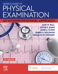 cover image - Seidel's Guide to Physical Examination - Elsevier EBook on VitalSource,10th Edition