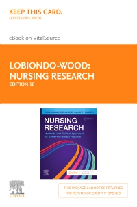 cover image - Nursing Research Elsevier eBook on VitalSource (Retail Access Card),10th Edition