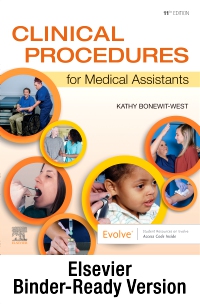 cover image - Clinical Procedures for Medical Assistants Binder Ready,11th Edition