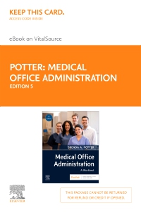 cover image - Medical Office Administration - Elsevier eBook on VitalSource (Retail Access Card),5th Edition