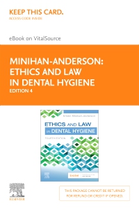 cover image - Ethics and Law in Dental Hygiene - Elsevier eBook on VitalSource (Retail Access Card),4th Edition