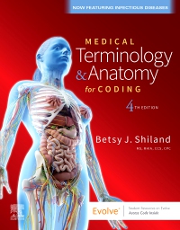 cover image - Medical Terminology & Anatomy for Coding Elsevier eBook on VitalSource (Retail Access Card),4th Edition